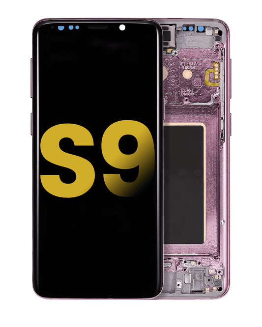OLED Assembly With Frame For Samsung Galaxy S9 (Refurbished) (Lilac Purple)
