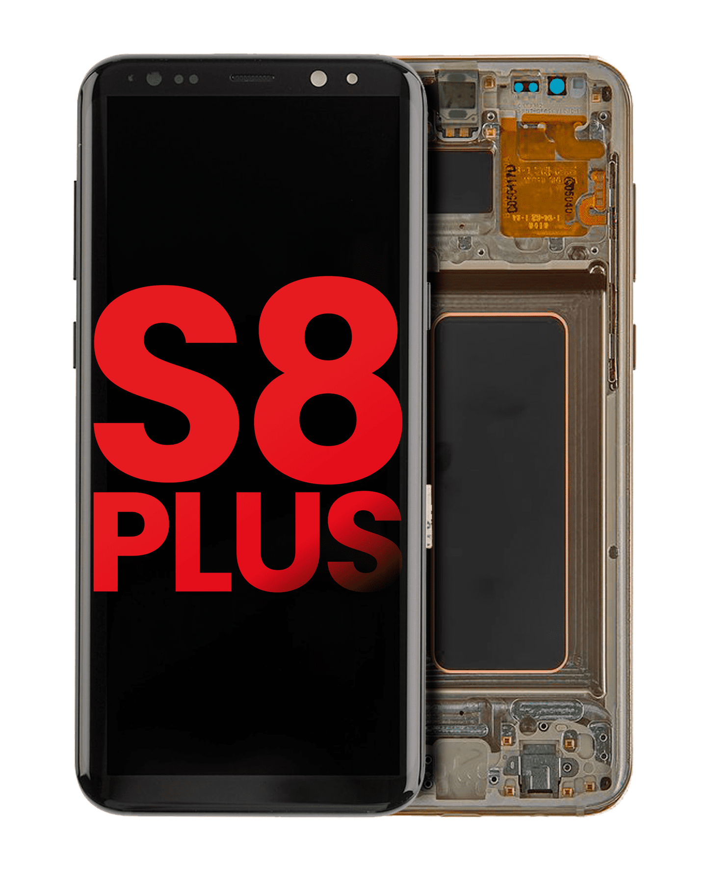 OLED Assembly With Frame For Samsung Galaxy S8 Plus (Aftermarket Plus) (Maple Gold)