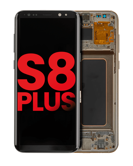 OLED Assembly With Frame For Samsung Galaxy S8 Plus (Aftermarket Plus) (Maple Gold)