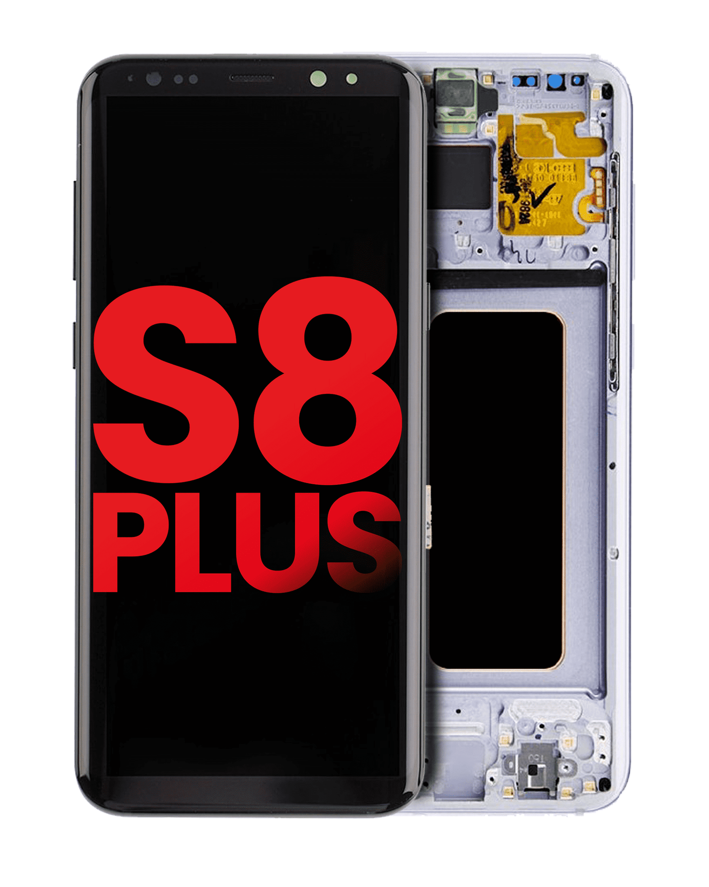 OLED Assembly With Frame For Samsung Galaxy S8 Plus (Aftermarket Plus) (Orchid Gray)
