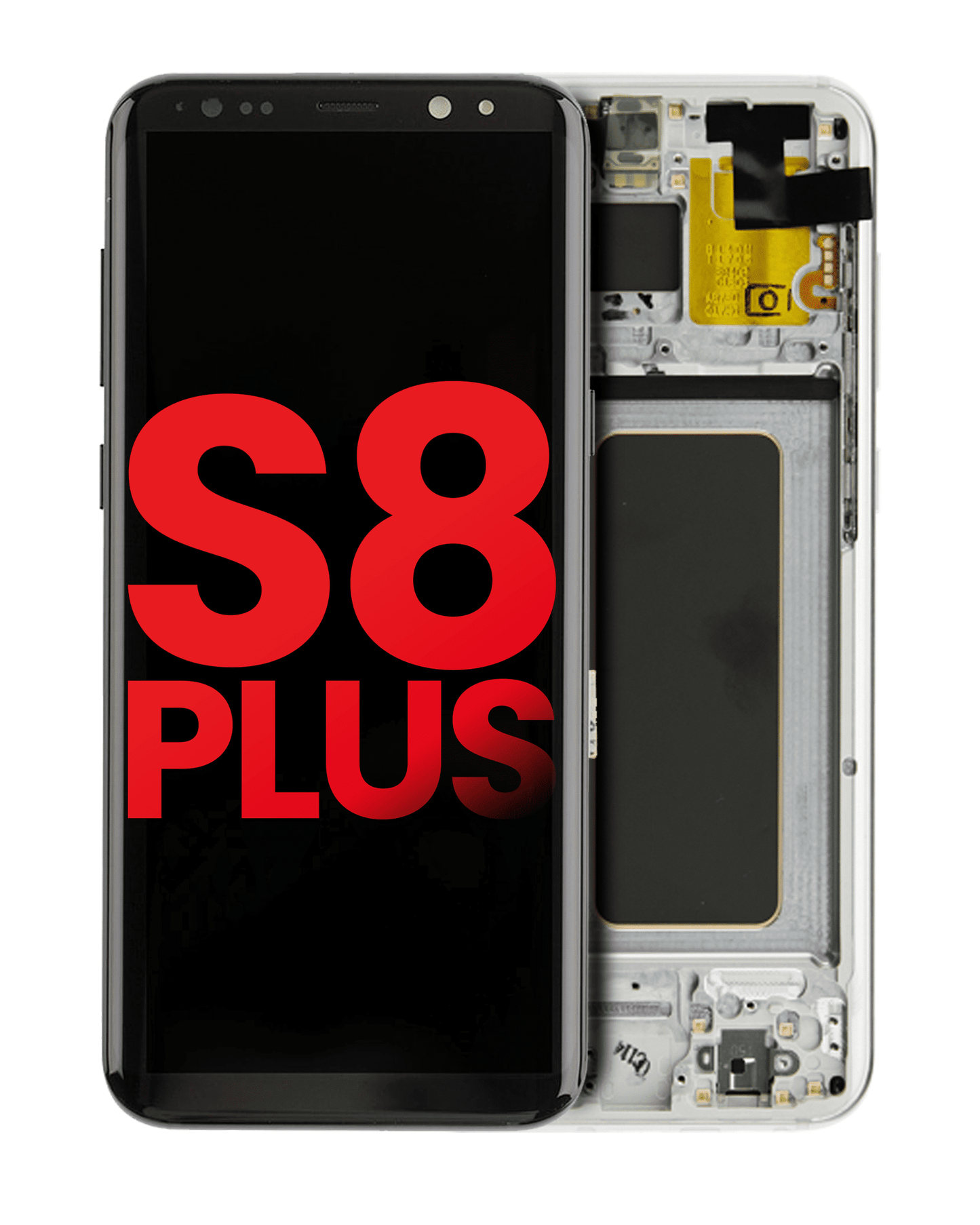 OLED Assembly With Frame For Samsung Galaxy S8 Plus (Aftermarket Plus) (Arctic Silver)
