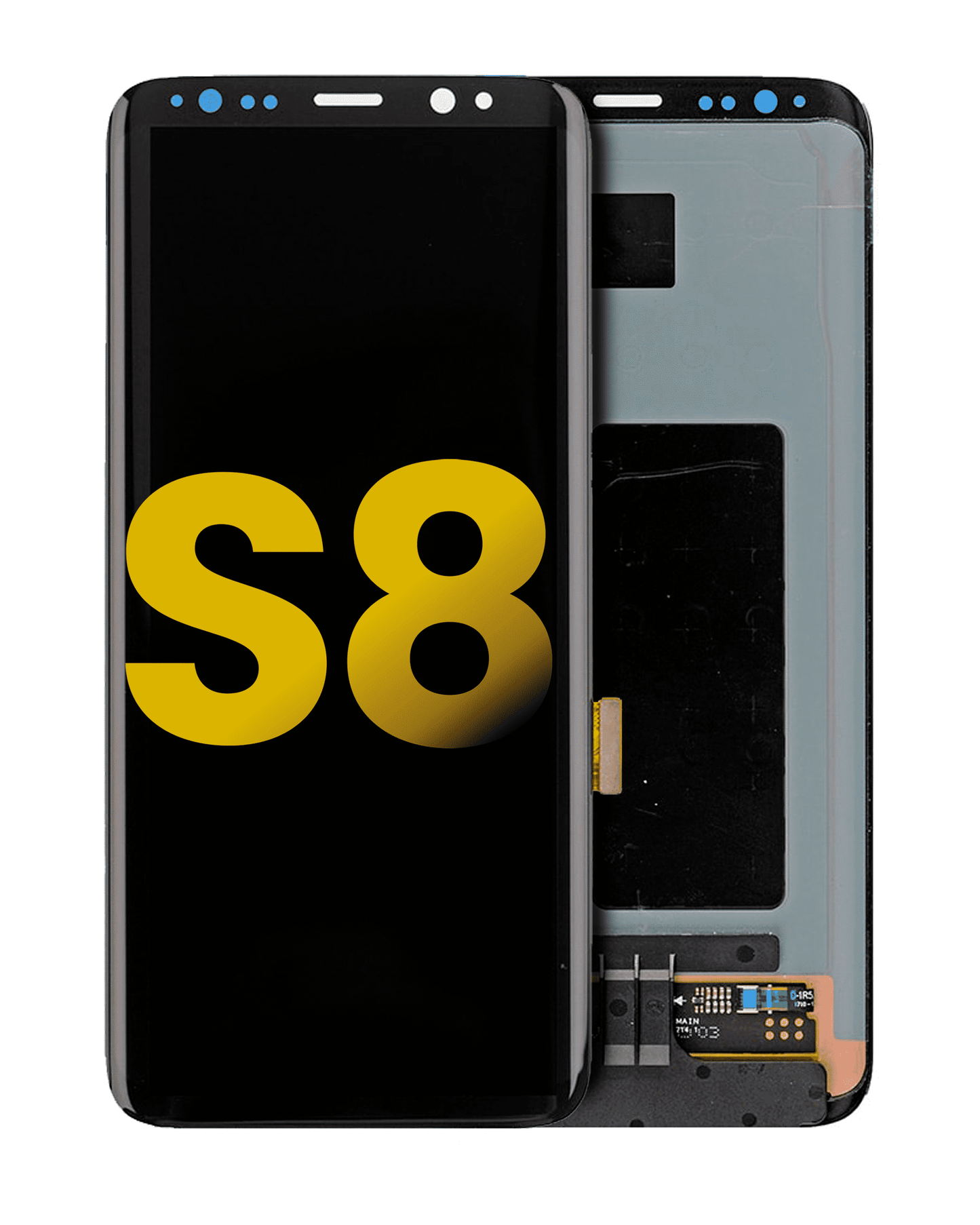 OLED Assembly Without Frame For Samsung Galaxy S8 (Refurbished) (All Colors)