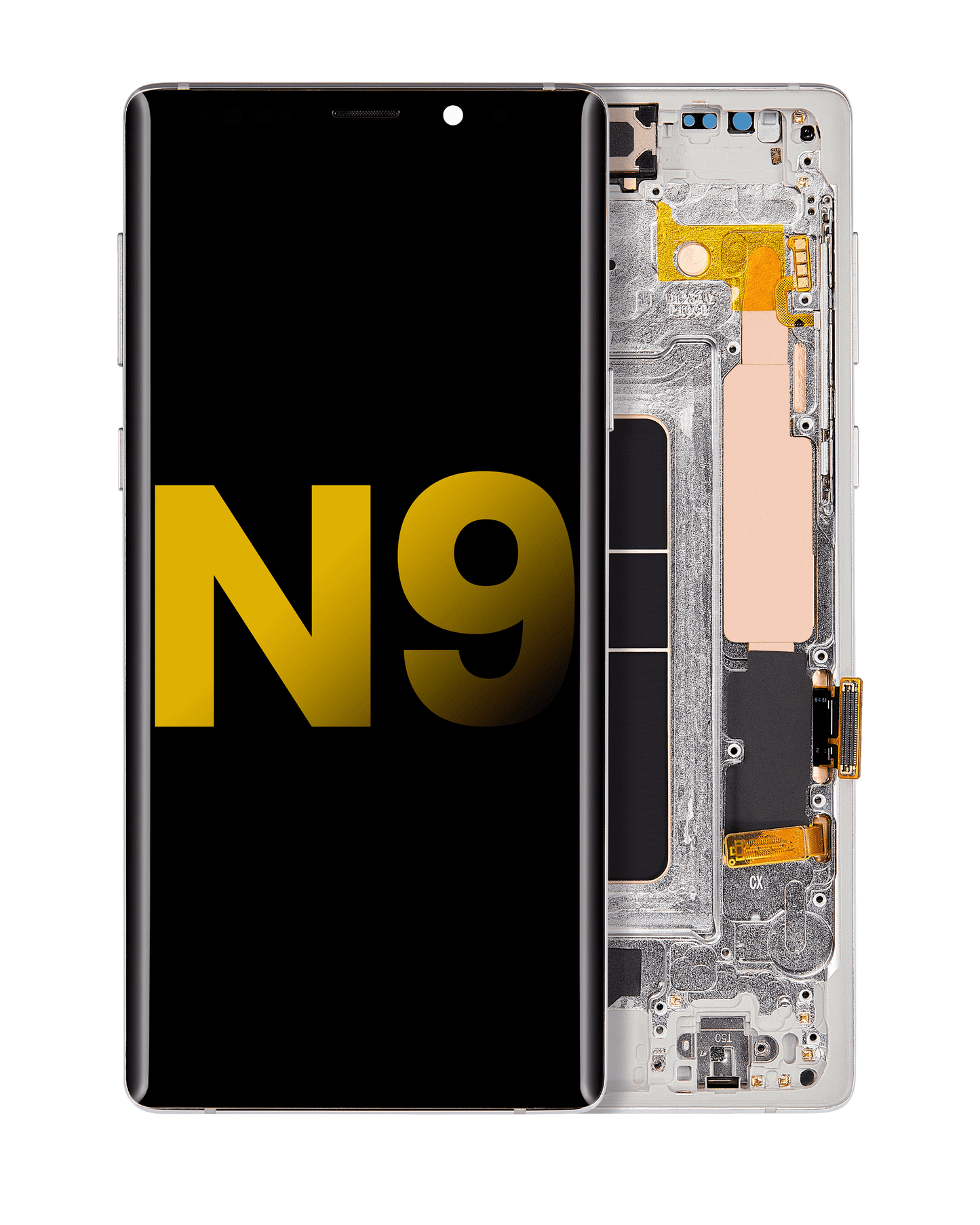 OLED Assembly With Frame For Samsung Galaxy Note 9 (Refurbished) (Alpine White)