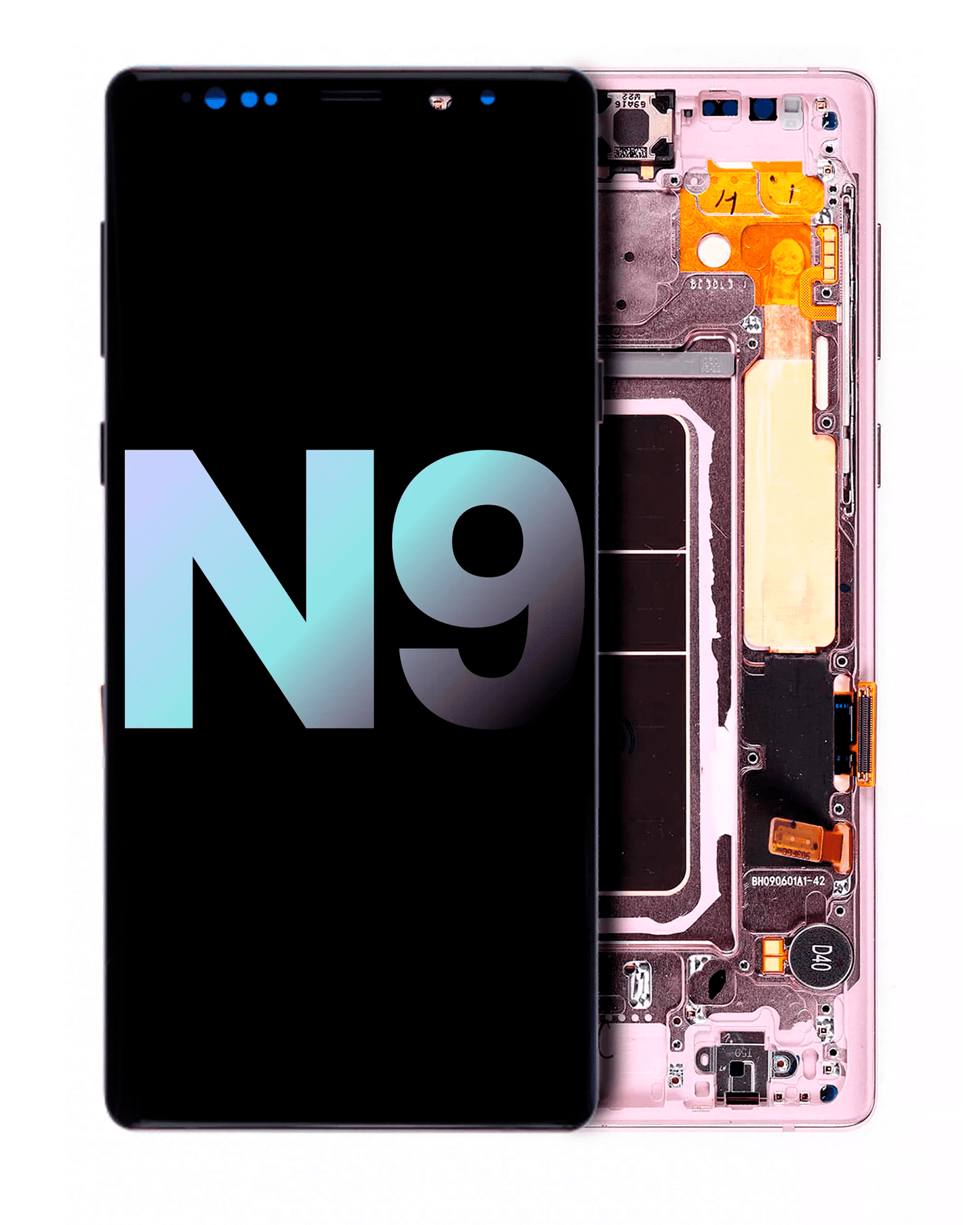 OLED Assembly With Frame For Samsung Galaxy Note 9 (Service Pack) (Lavender Purple)