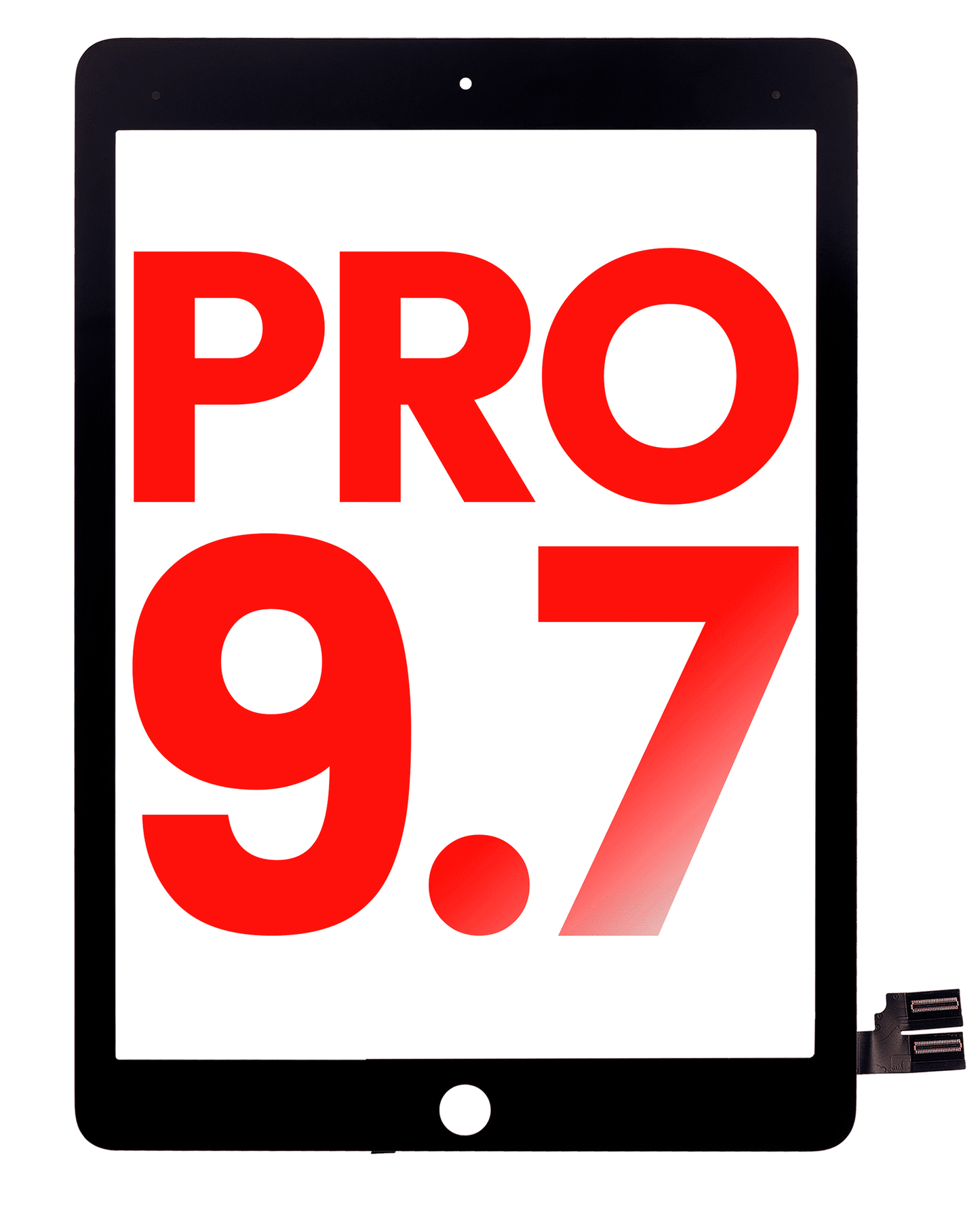 Digitizer For iPad Pro 9.7" (Glass Separation Required) (Aftermarket Plus) (Black)