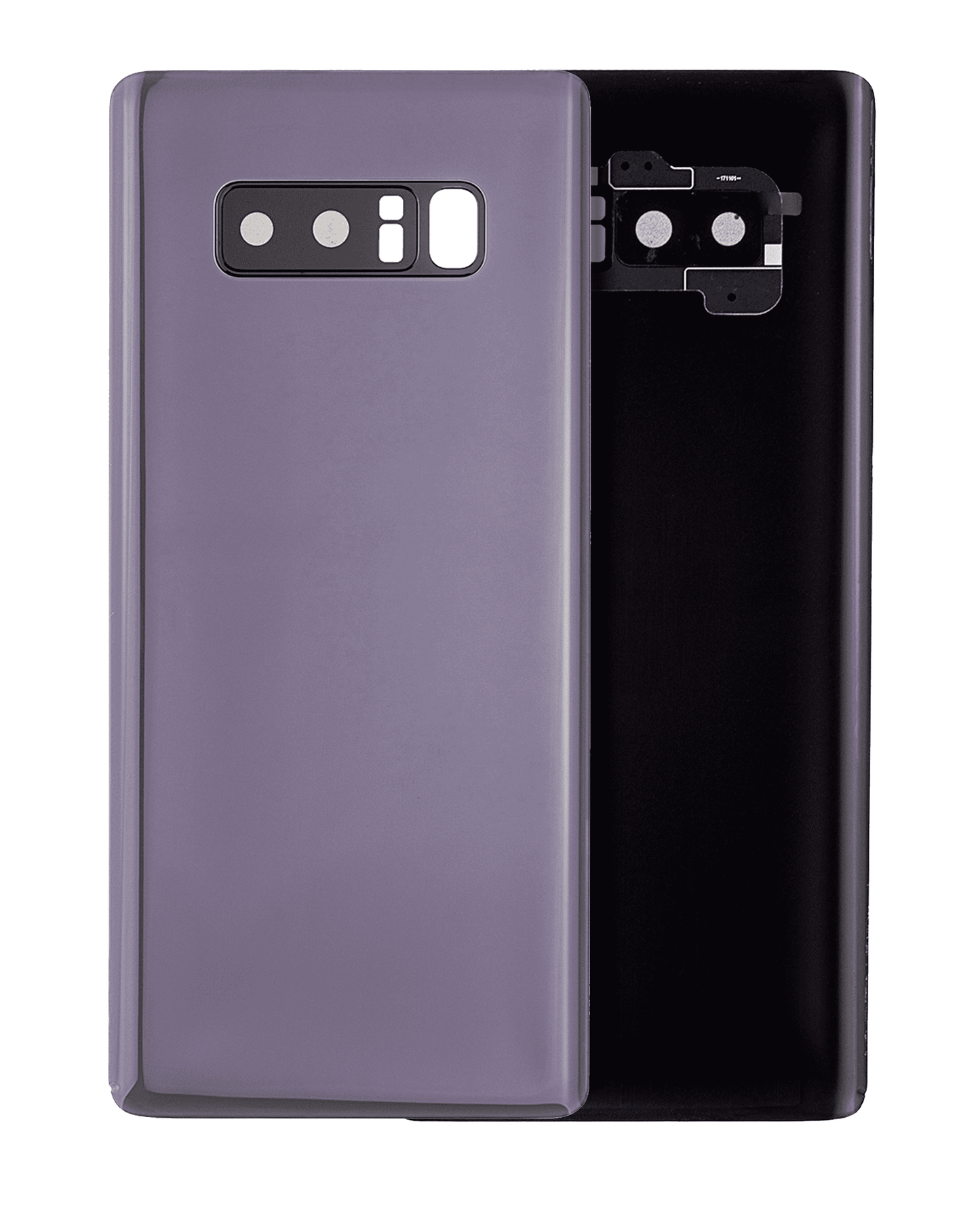 Back Cover Glass With Camera Lens For Samsung Galaxy Note 8 (No Logo) (Aftermarket Plus) (Orchid Gray)