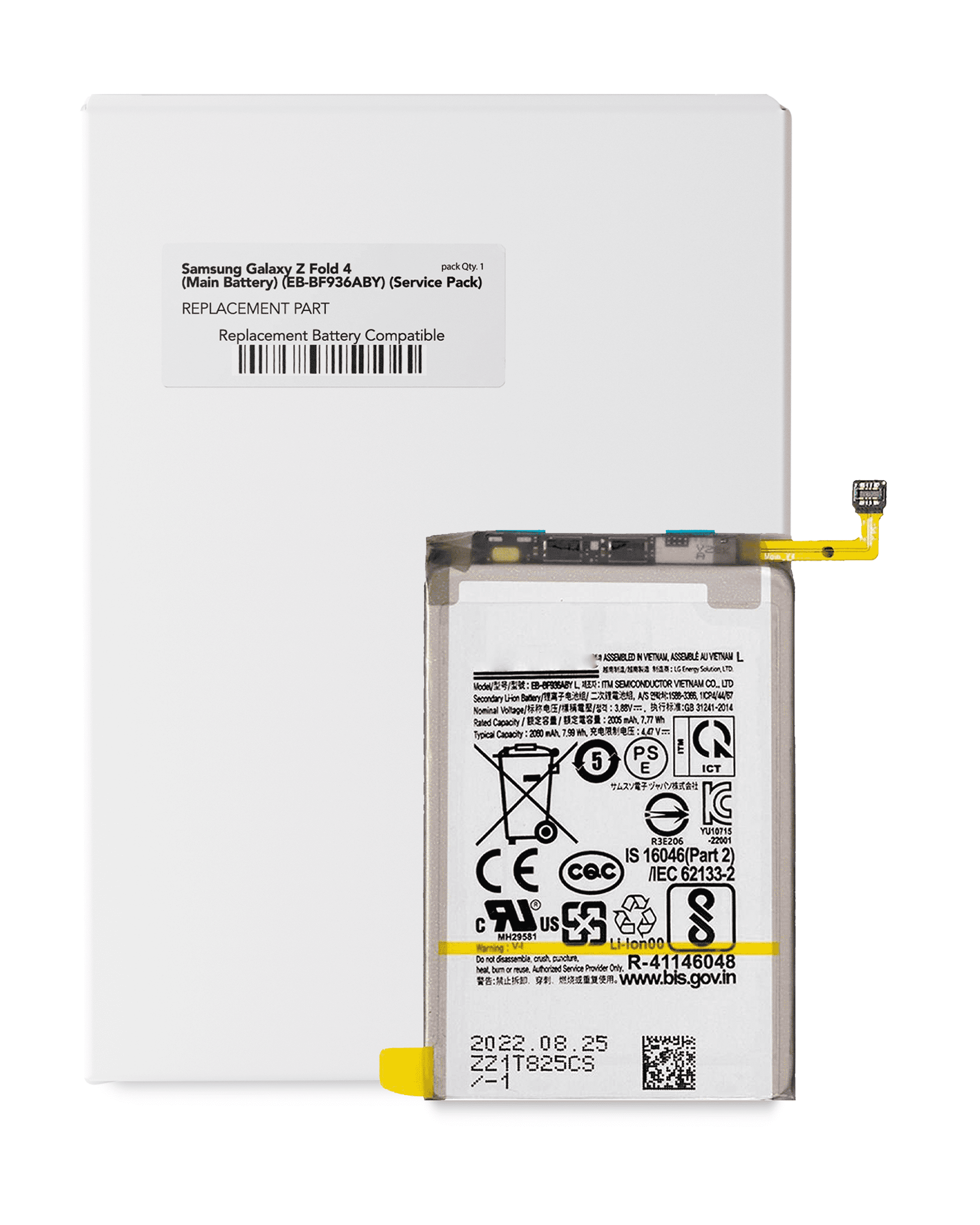 OEM quality Main Replacement Battery For Samsung Galaxy Z Fold 4 (Service Pack) component