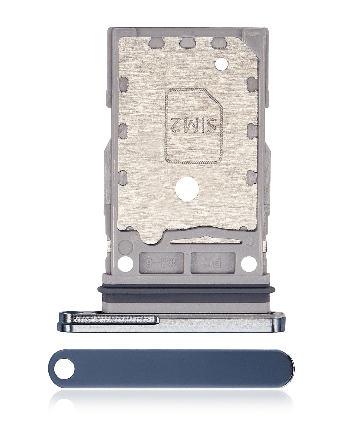 Detailed look at Dual Sim Card Tray For Samsung Galaxy Z Fold 4 (F936) (Graygreen) for repair