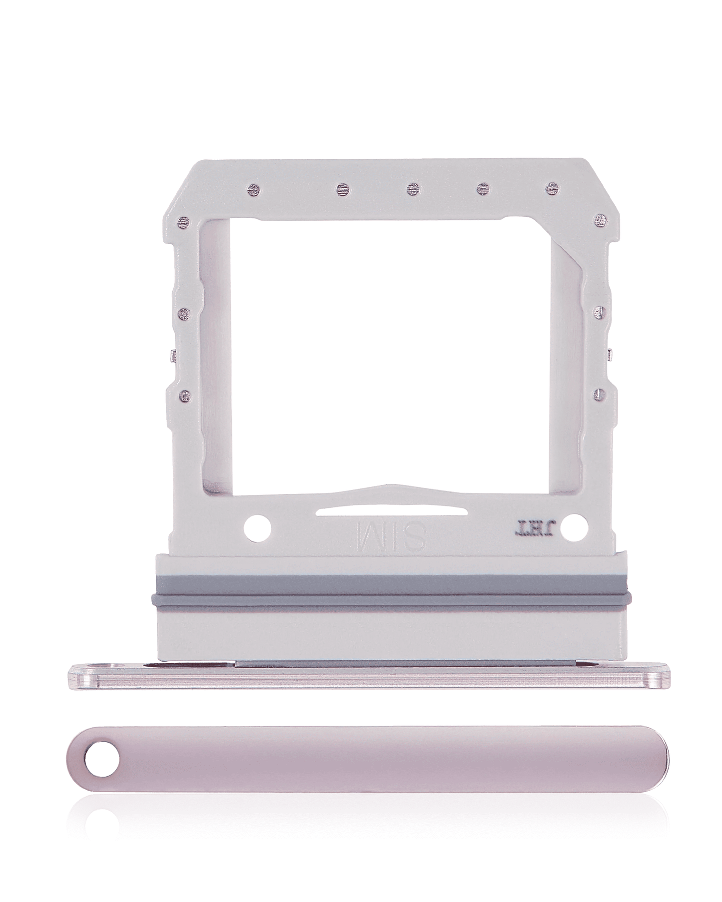 Single Sim Card Tray For Samsung Galaxy Z Flip 4G (F700) / Z Flip 5G (F707) (Mystic White) - Main View