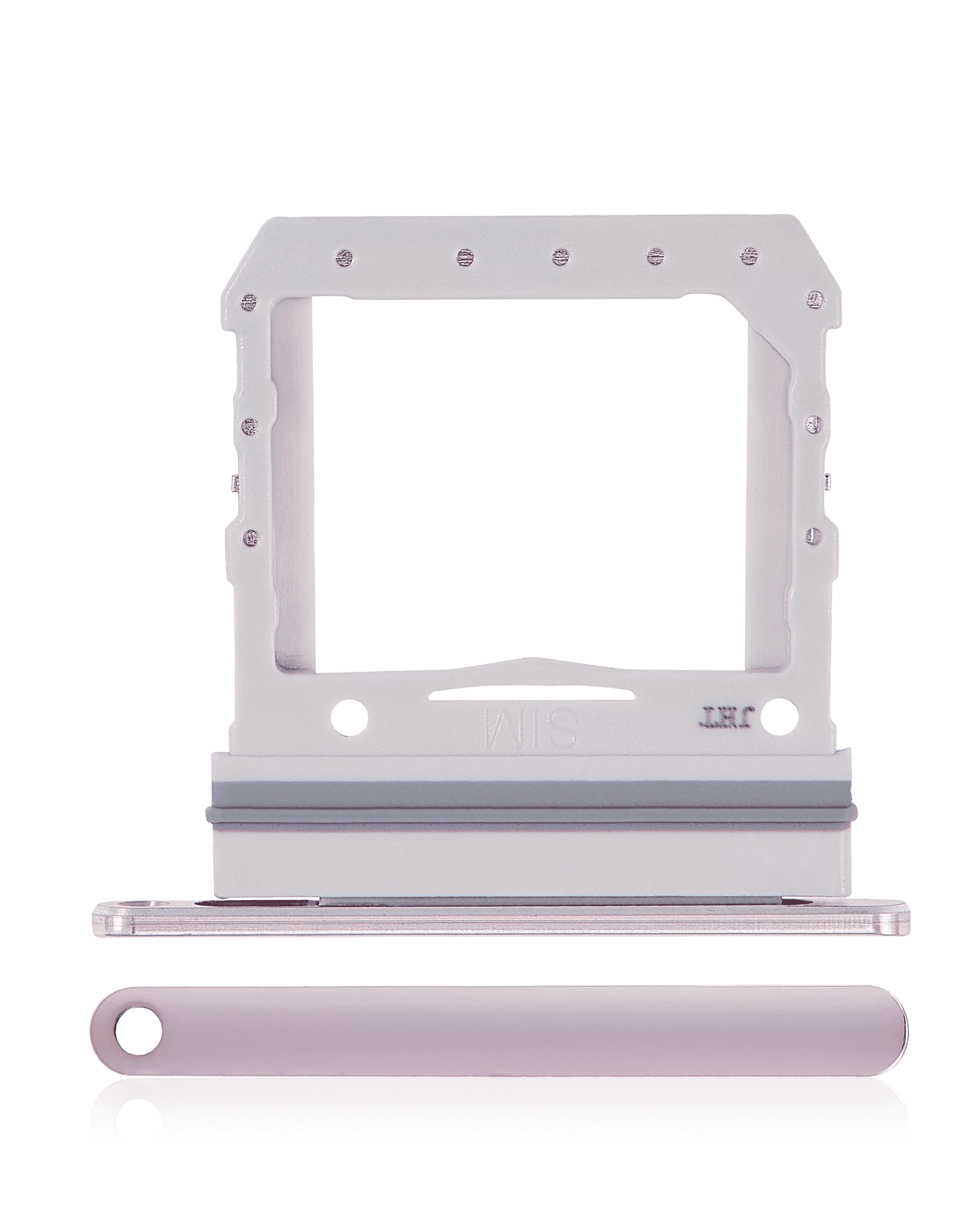 Single Sim Card Tray For Samsung Galaxy Z Flip 4G (F700) / Z Flip 5G (F707) (Mystic White) - Main View