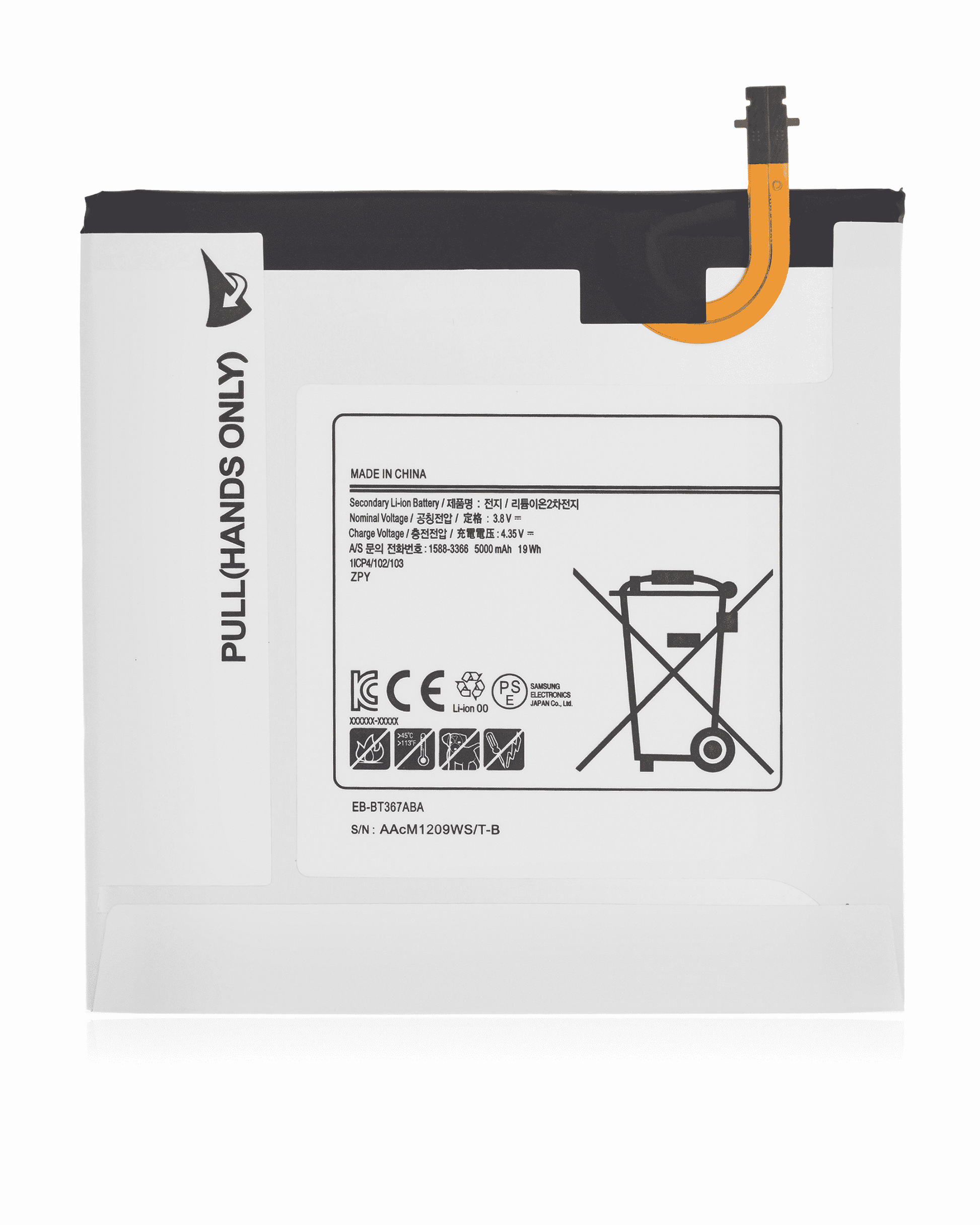 Replacement Battery For Samsung Galaxy Tab E 8.0" (T377) (2016) / Tab A 8.0" (2017) (T380 / T385) (EB-BT367ABA) - Samsung Galaxy Tab A 8.0" (2017) Replacement Parts; Samsung Galaxy Tab A 8.0" (2018) Replacement Parts - SKU 107082015619 - product image 5