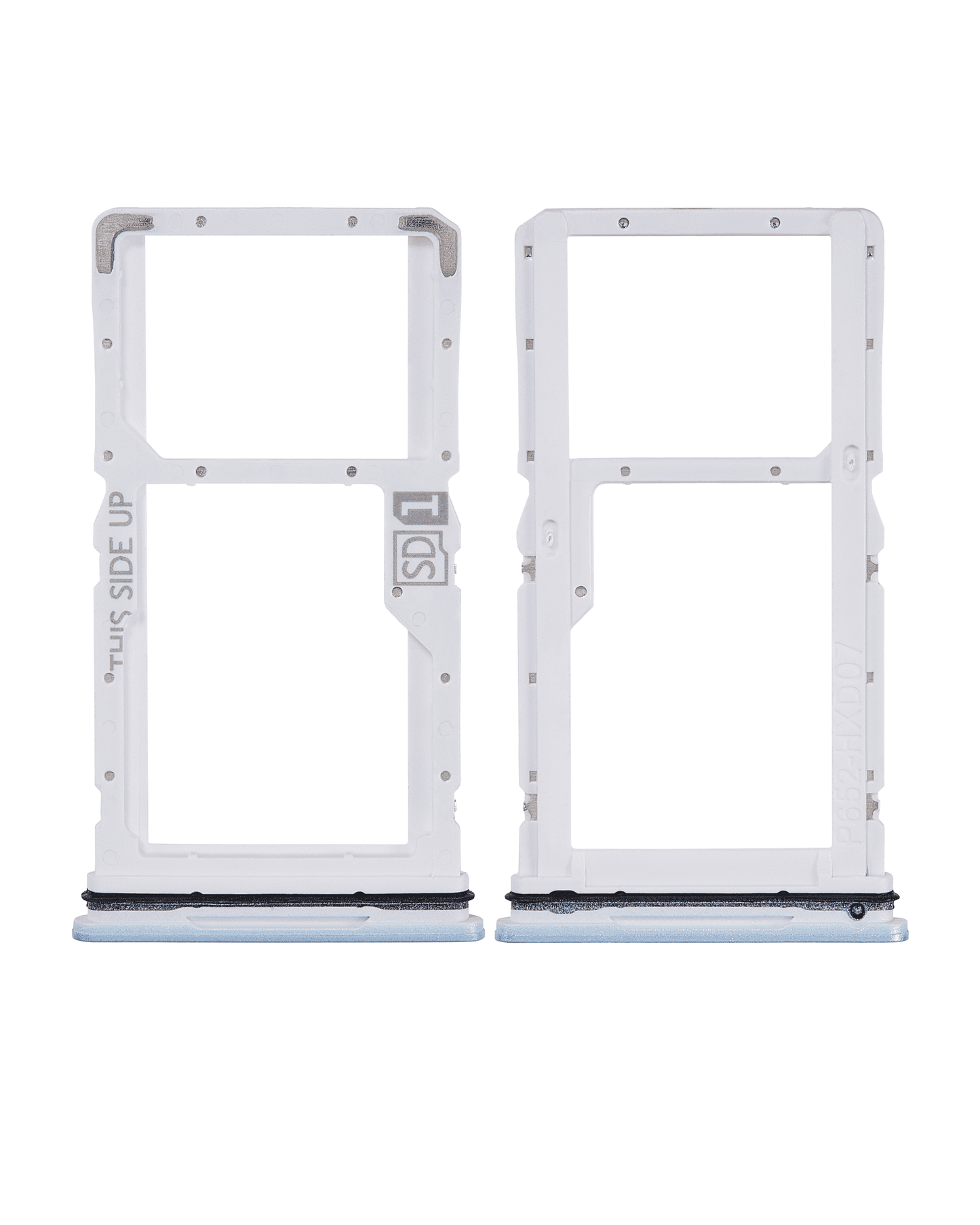 Single Sim Card Tray For Motorola Moto G84 (XT2347 / 2023) (Marshmallow Blue) replacement part SKU 107082091821 image 3