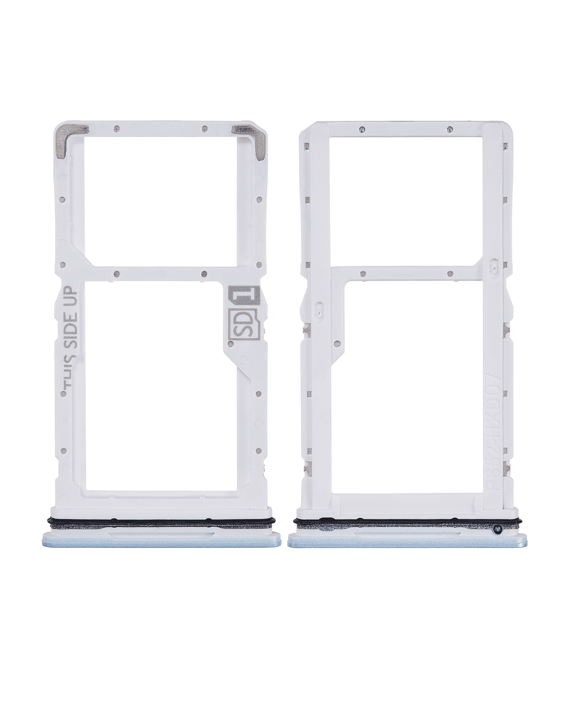 Single Sim Card Tray For Motorola Moto G84 (XT2347 / 2023) (Marshmallow Blue) replacement part SKU 107082091821 image 3