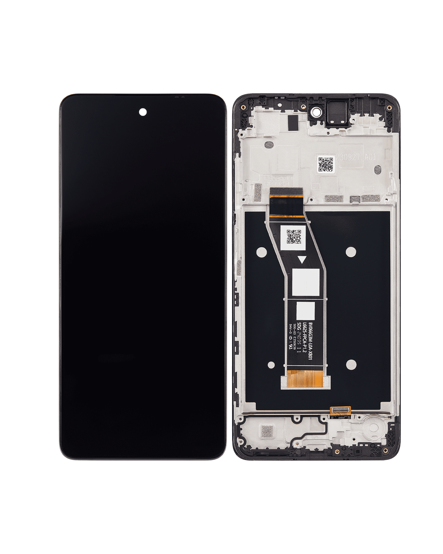 LCD Assembly With Frame For Motorola Moto G24 (XT2423 / 2024) / G24 Power (XT2425-1 / 2024) (Refurbished) (All replacement part SKU 107082142102 image 10