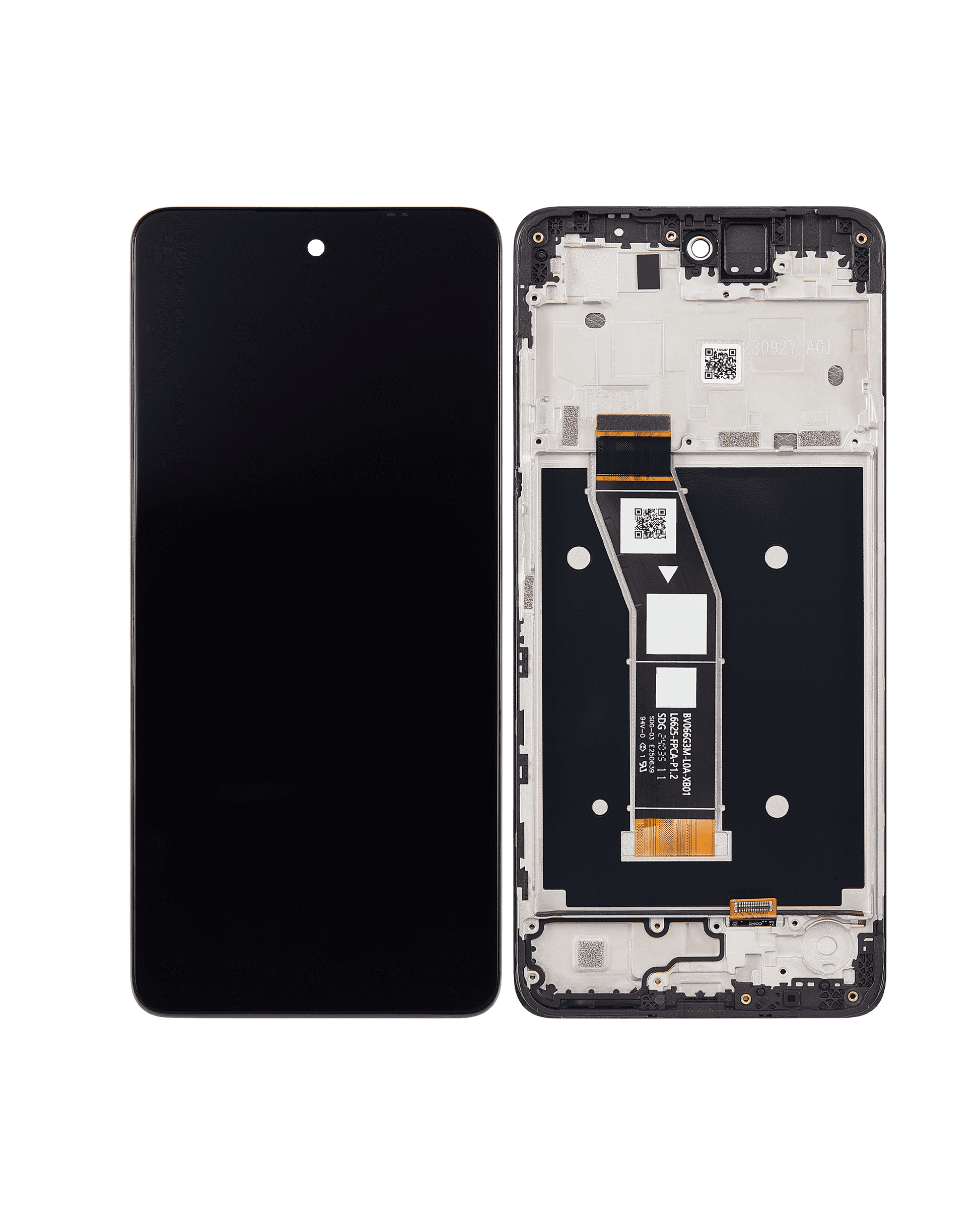 LCD Assembly With Frame For Motorola Moto G24 (XT2423 / 2024) / G24 Power (XT2425-1 / 2024) (Refurbished) (All replacement part SKU 107082142102 image 10