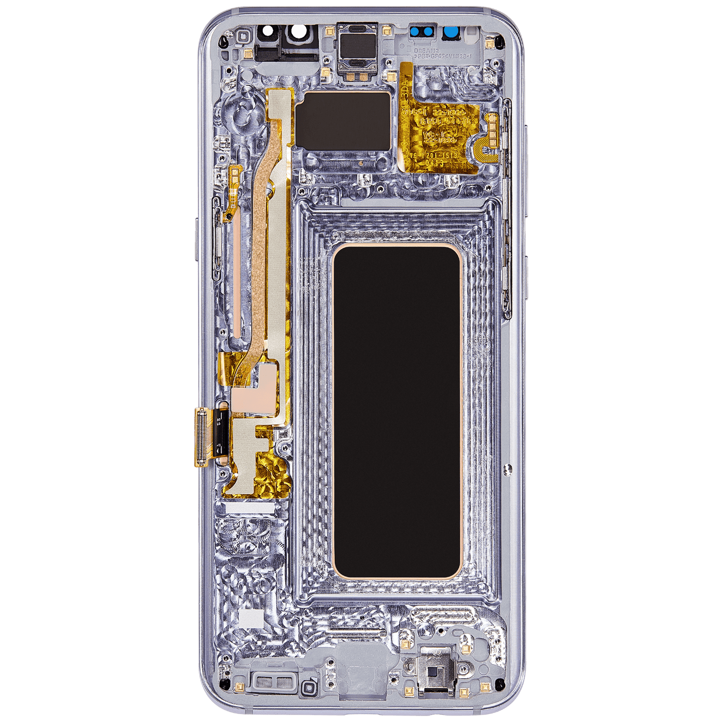 OLED Assembly With Frame For Samsung Galaxy S8 Plus (Refurbished) (Arctic Silver)