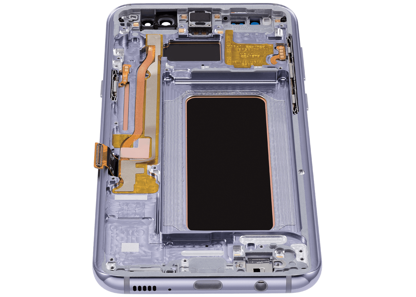 OLED Assembly With Frame For Samsung Galaxy S8 Plus (Refurbished) (Arctic Silver)
