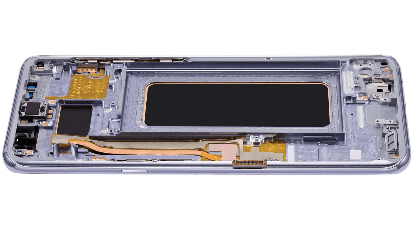 OLED Assembly With Frame For Samsung Galaxy S8 Plus (Refurbished) (Arctic Silver)