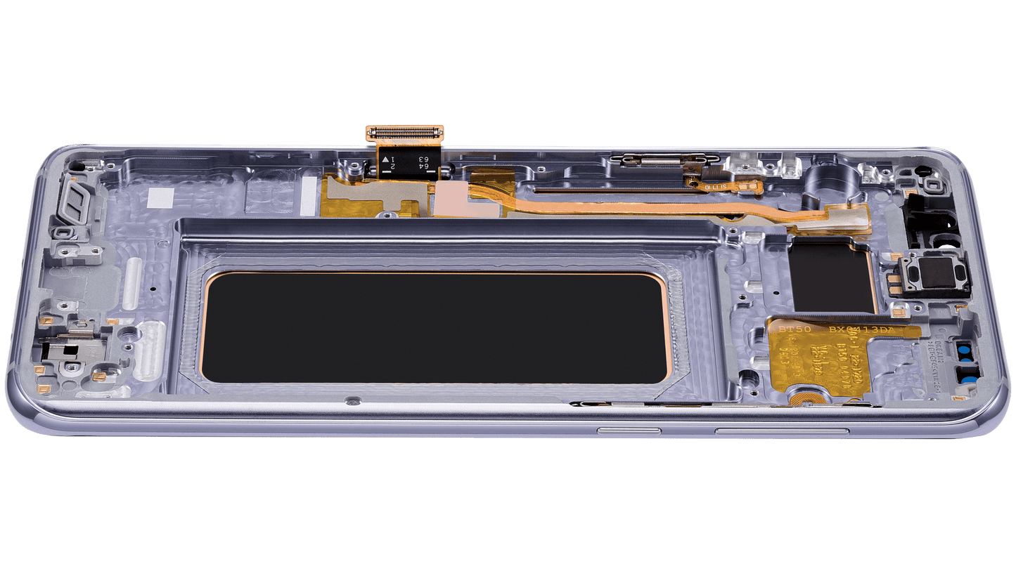 OLED Assembly With Frame For Samsung Galaxy S8 Plus (Refurbished) (Arctic Silver)