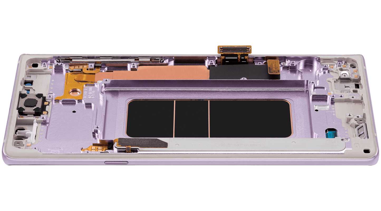 OLED Assembly With Frame For Samsung Galaxy Note 9 (Refurbished) (Lavender Purple)