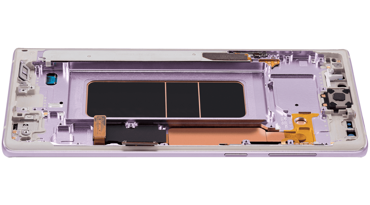OLED Assembly With Frame For Samsung Galaxy Note 9 (Refurbished) (Lavender Purple)