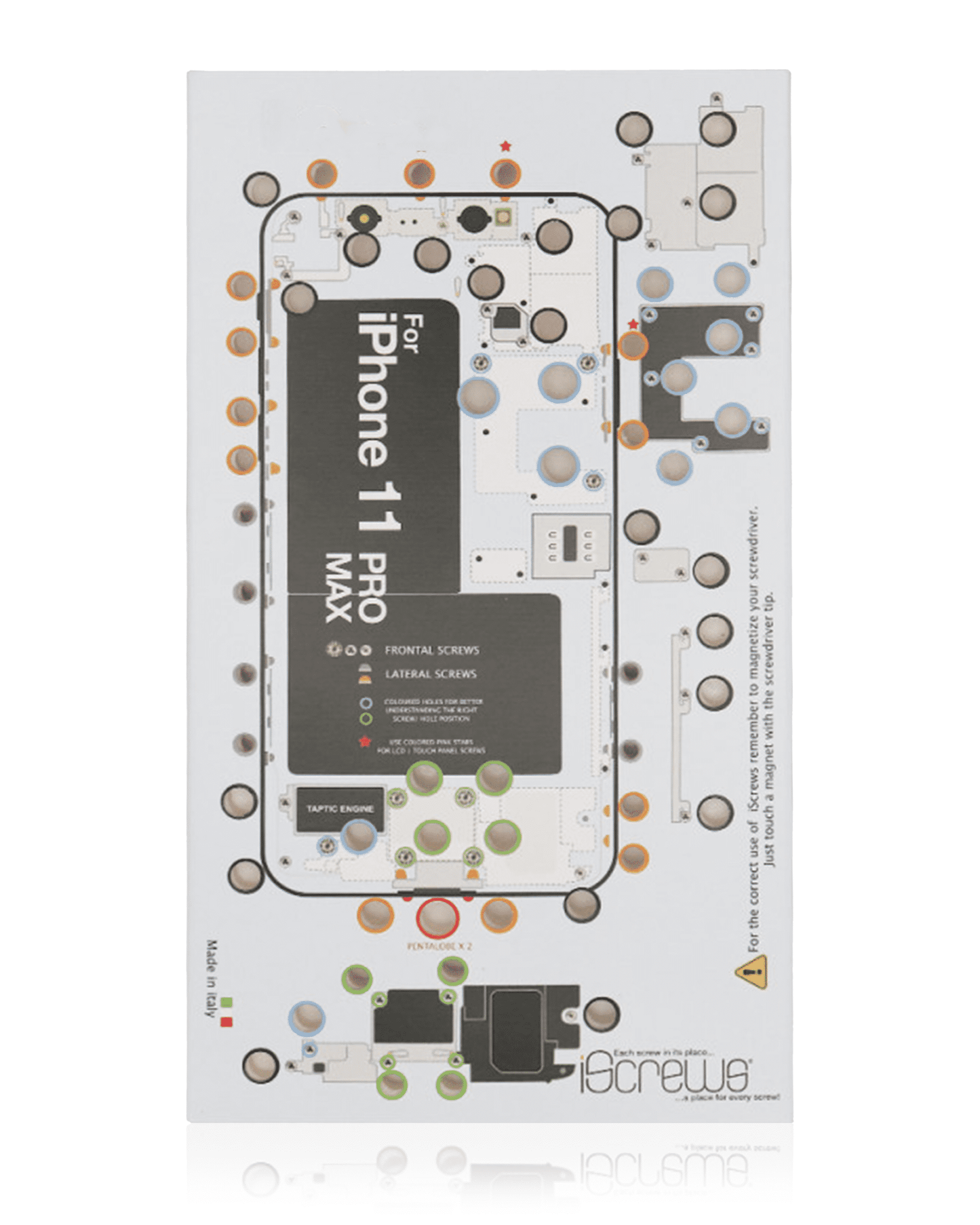 iScrews Position Mat For iPhone 11 Pro Max (dottorpod)