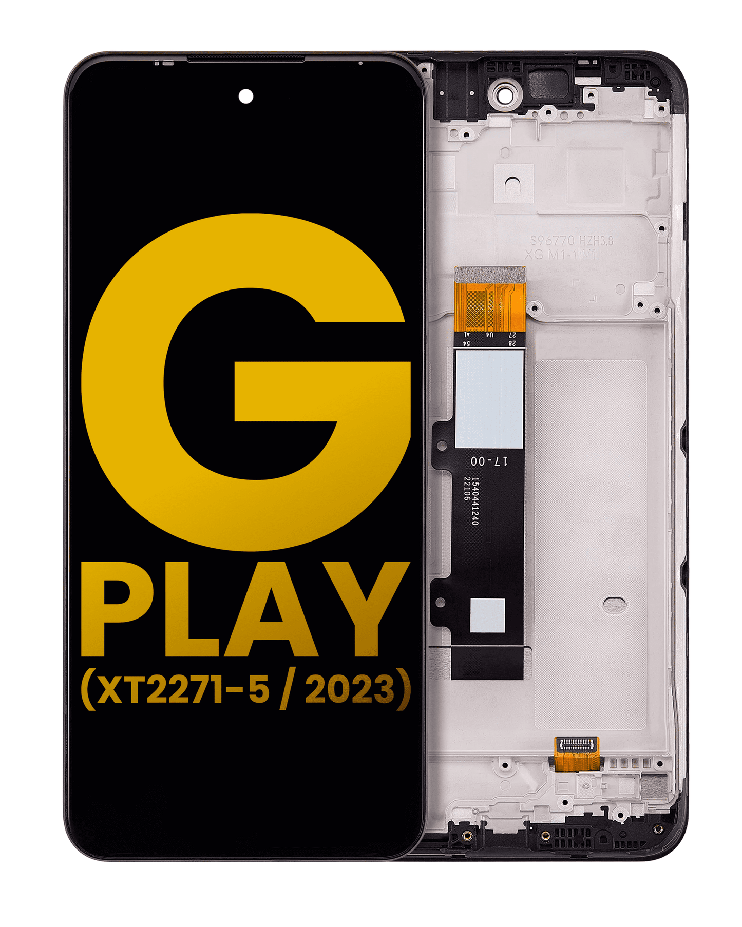 LCD Assembly With Frame For Motorola Moto G Play (XT2271 / 2023) (Refurbished) (All Colors) replacement part SKU 107082139101 image 1