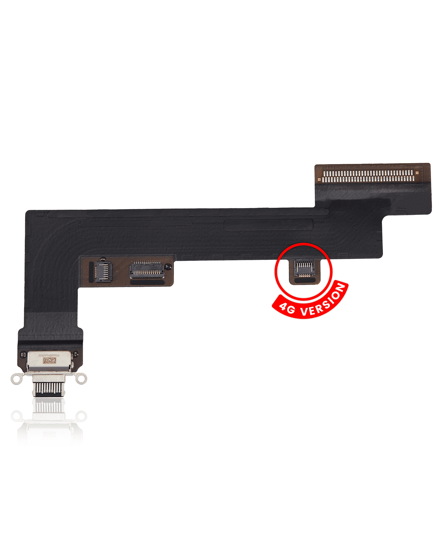 Charging Port Flex Cable For iPad Air 4 / iPad Air 5 (Cellular) (Used OEM Pull: Grade A) (Black)
