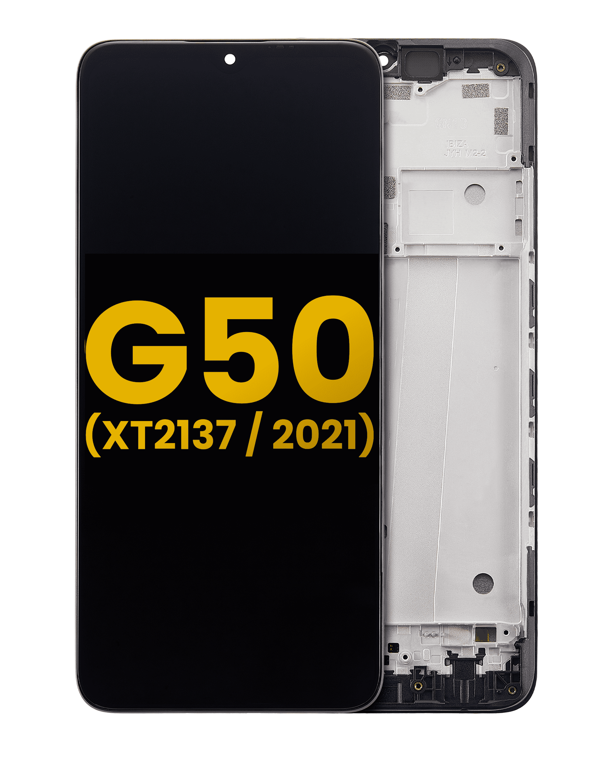 LCD Assembly With Frame For Motorola Moto G50 (XT2137 / 2021) (Refurbished) (All Colors) replacement part for compatible Motorola phone, SKU 107082089304, product image 1