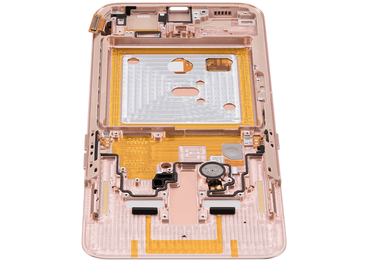 OLED Assembly With Frame For Samsung Galaxy A80 (A805 / 2019) (Angel Gold) (Refurbished)