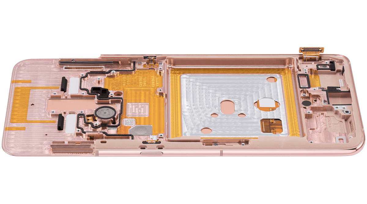 OLED Assembly With Frame For Samsung Galaxy A80 (A805 / 2019) (Refurbished) (Angel Gold) - product image 4