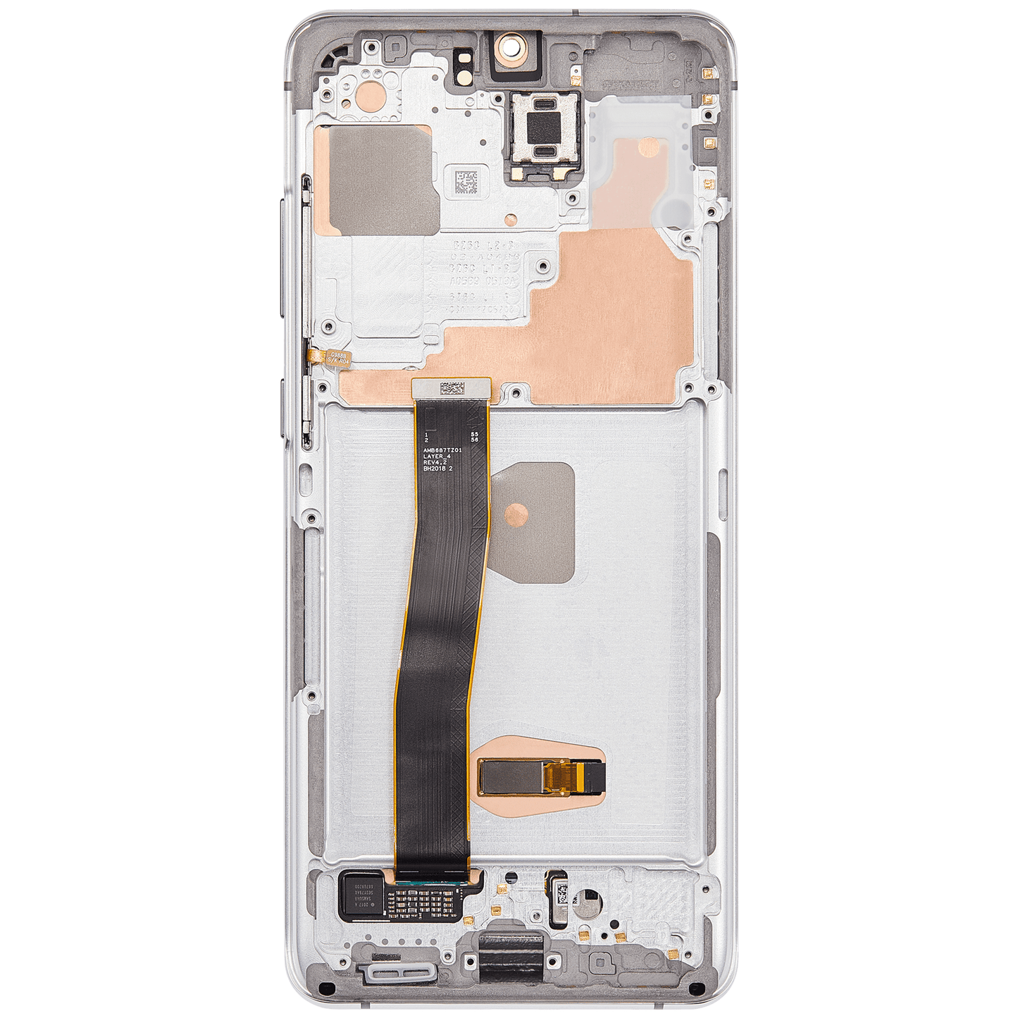 OLED Assembly With Frame For Samsung Galaxy S20 Ultra 5G (Refurbished) (Cloud White)