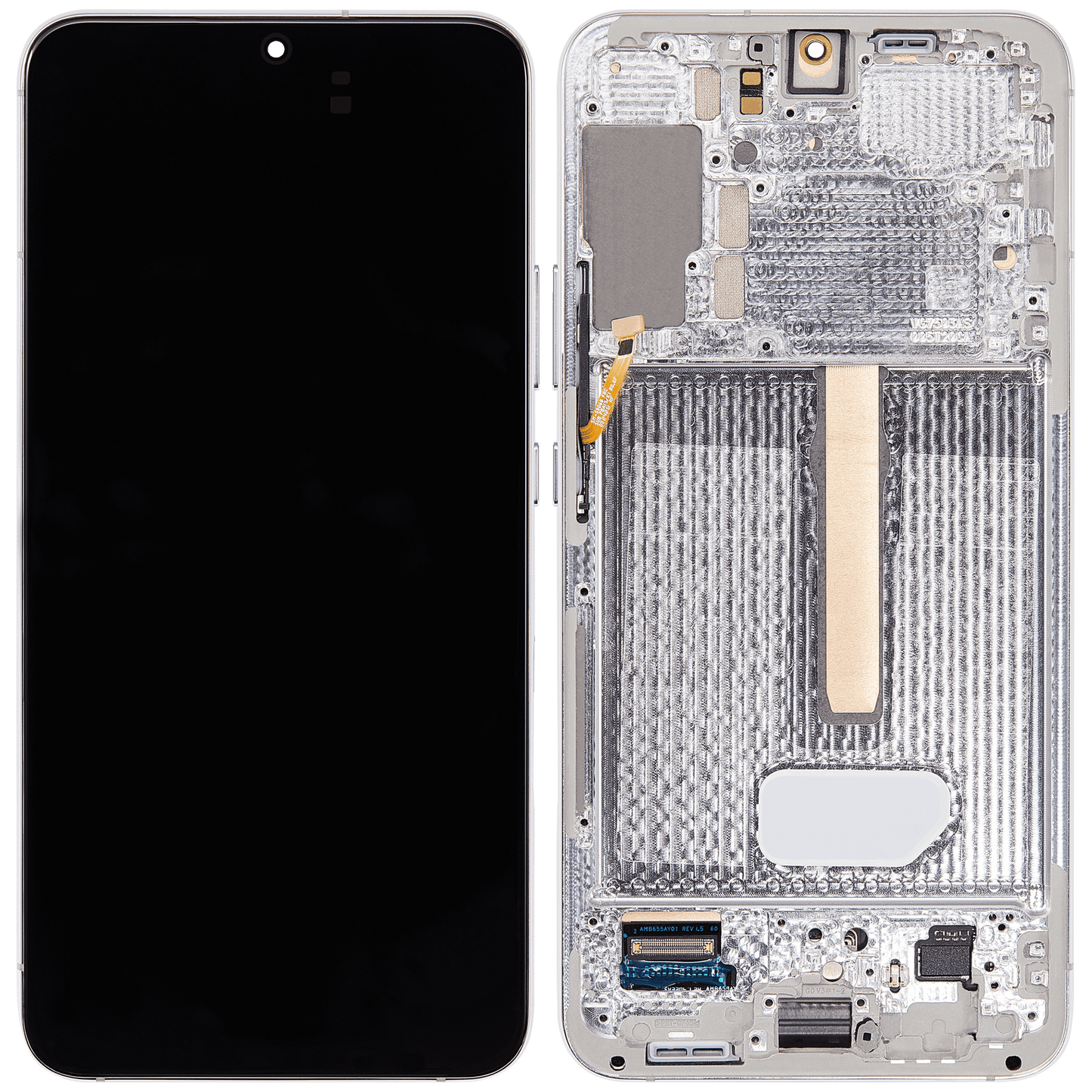 OLED Assembly With Frame For Samsung Galaxy S22 Plus 5G (US & International Version) (Refurbished) (White)