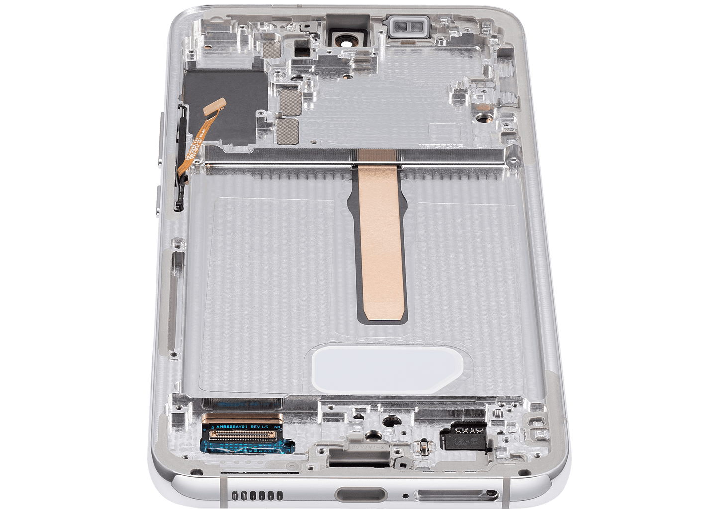 OLED Assembly With Frame For Samsung Galaxy S22 Plus 5G (US & International Version) (Refurbished) (White)