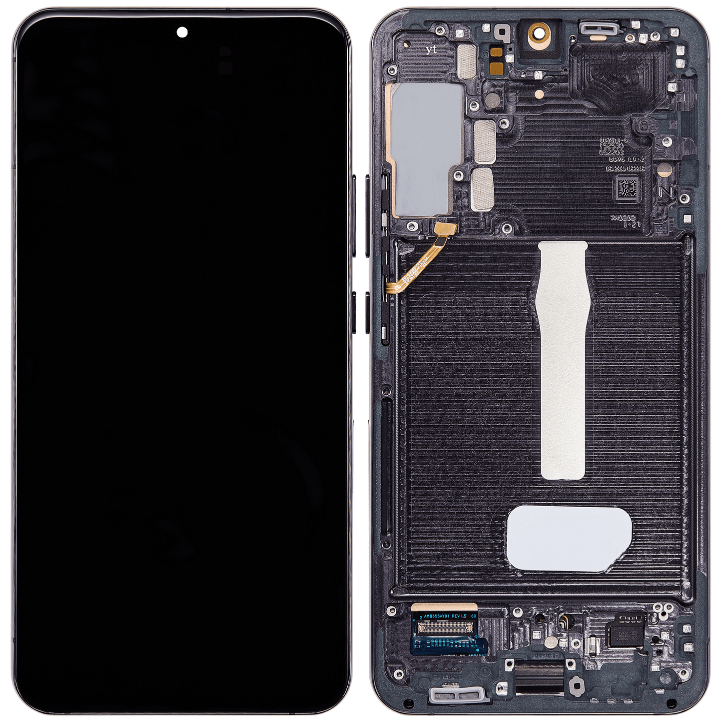 OLED Assembly With Frame For Samsung Galaxy S22 Plus 5G (US & International Version) (Refurbished) (Phantom Black)