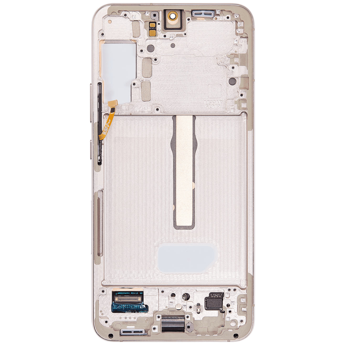 OLED Assembly With Frame For Samsung Galaxy S22 Plus 5G (US & International Version) (Refurbished) (Pink Gold / Violet)