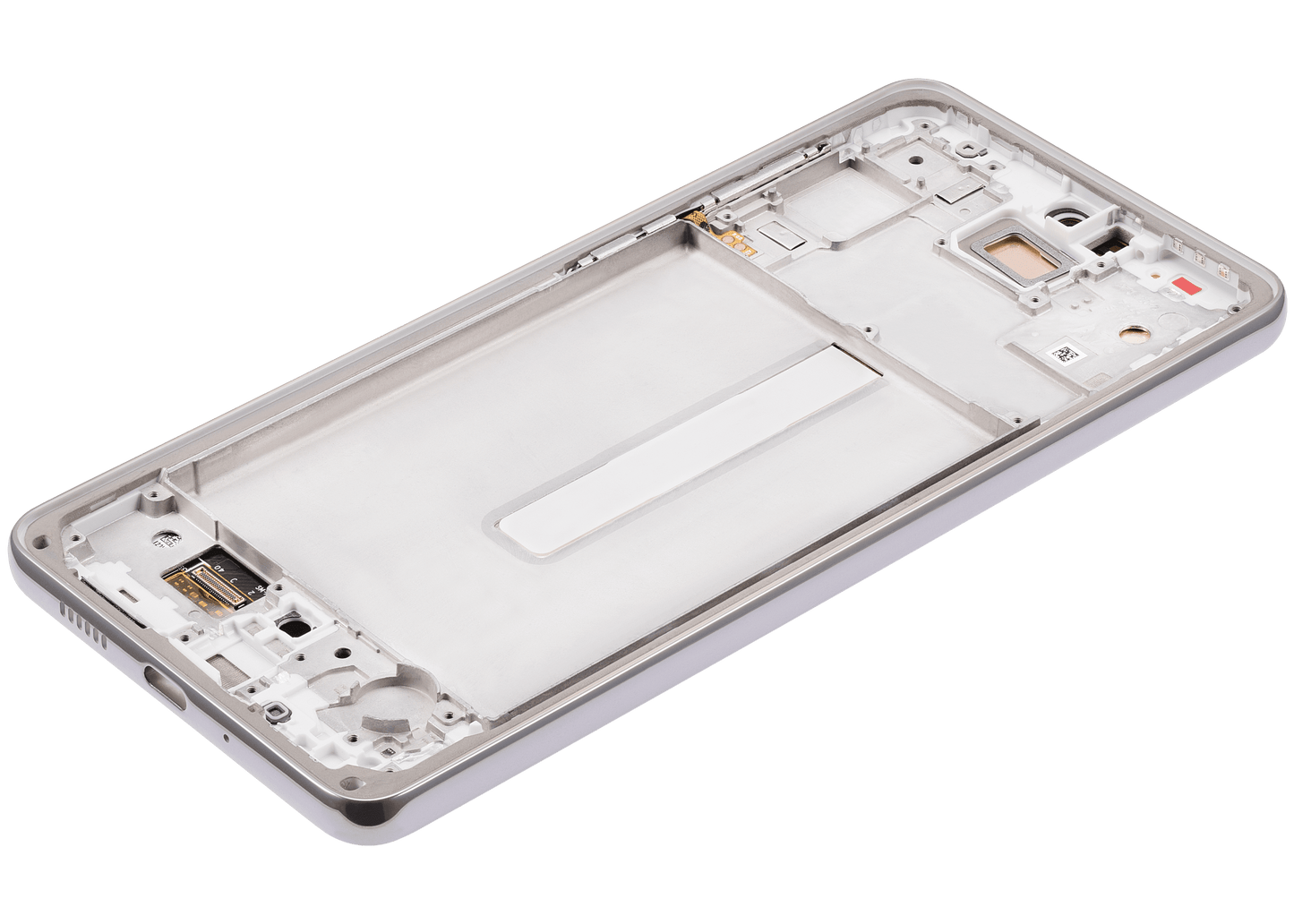 OLED Assembly With Frame For Samsung Galaxy A73 (A735 / 2022) (Refurbished) (White)