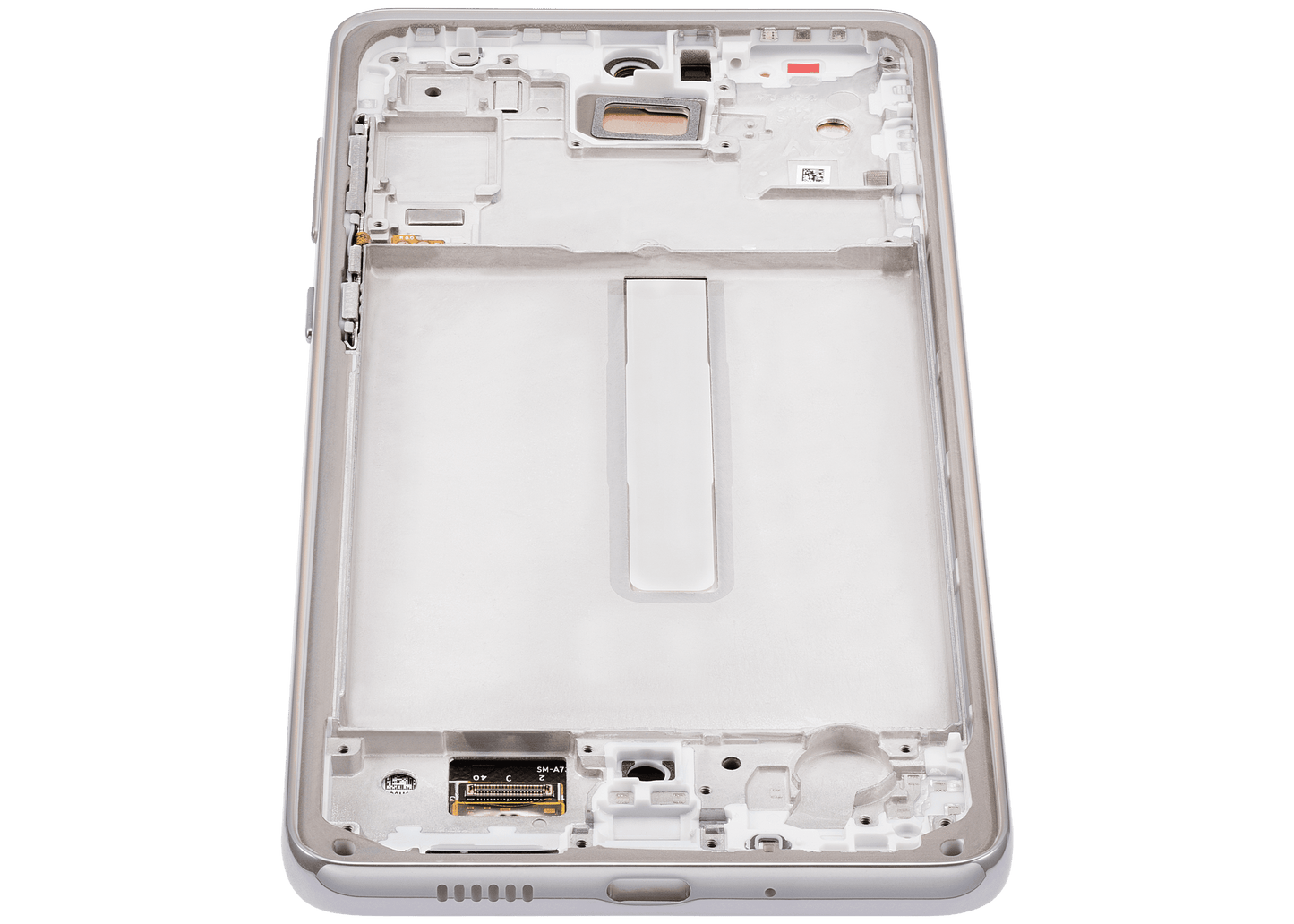 OLED Assembly With Frame For Samsung Galaxy A73 (A735 / 2022) (Refurbished) (White)