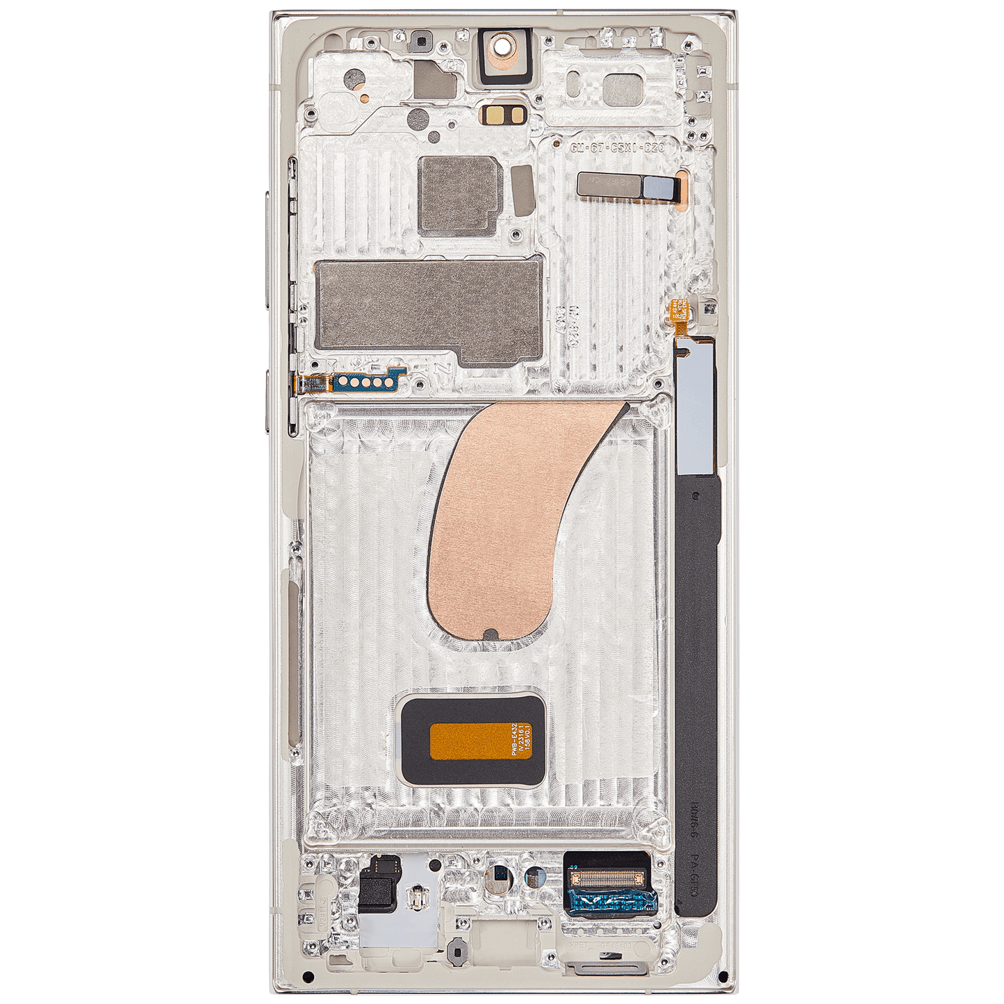 OLED Assembly With Frame For Samsung Galaxy S23 Ultra (US & International) (Refurbished) (Cream)
