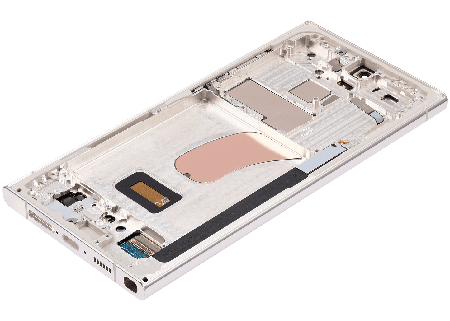 OLED Assembly With Frame For Samsung Galaxy S23 Ultra (US & International) (Refurbished) (Cream)