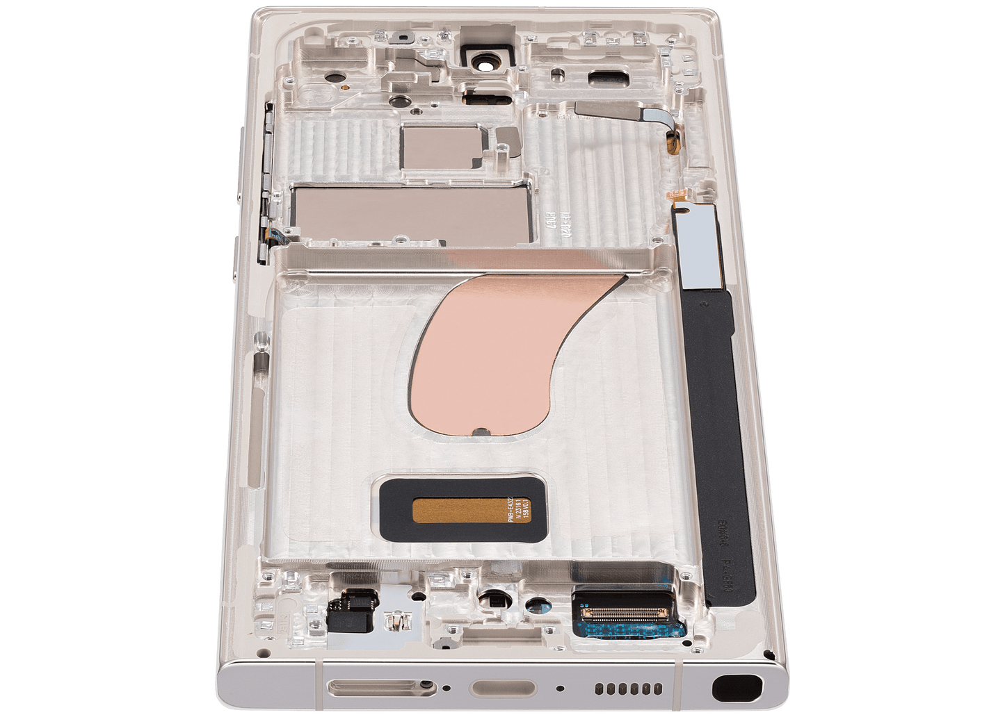 OLED Assembly With Frame For Samsung Galaxy S23 Ultra (US & International) (Refurbished) (Cream)