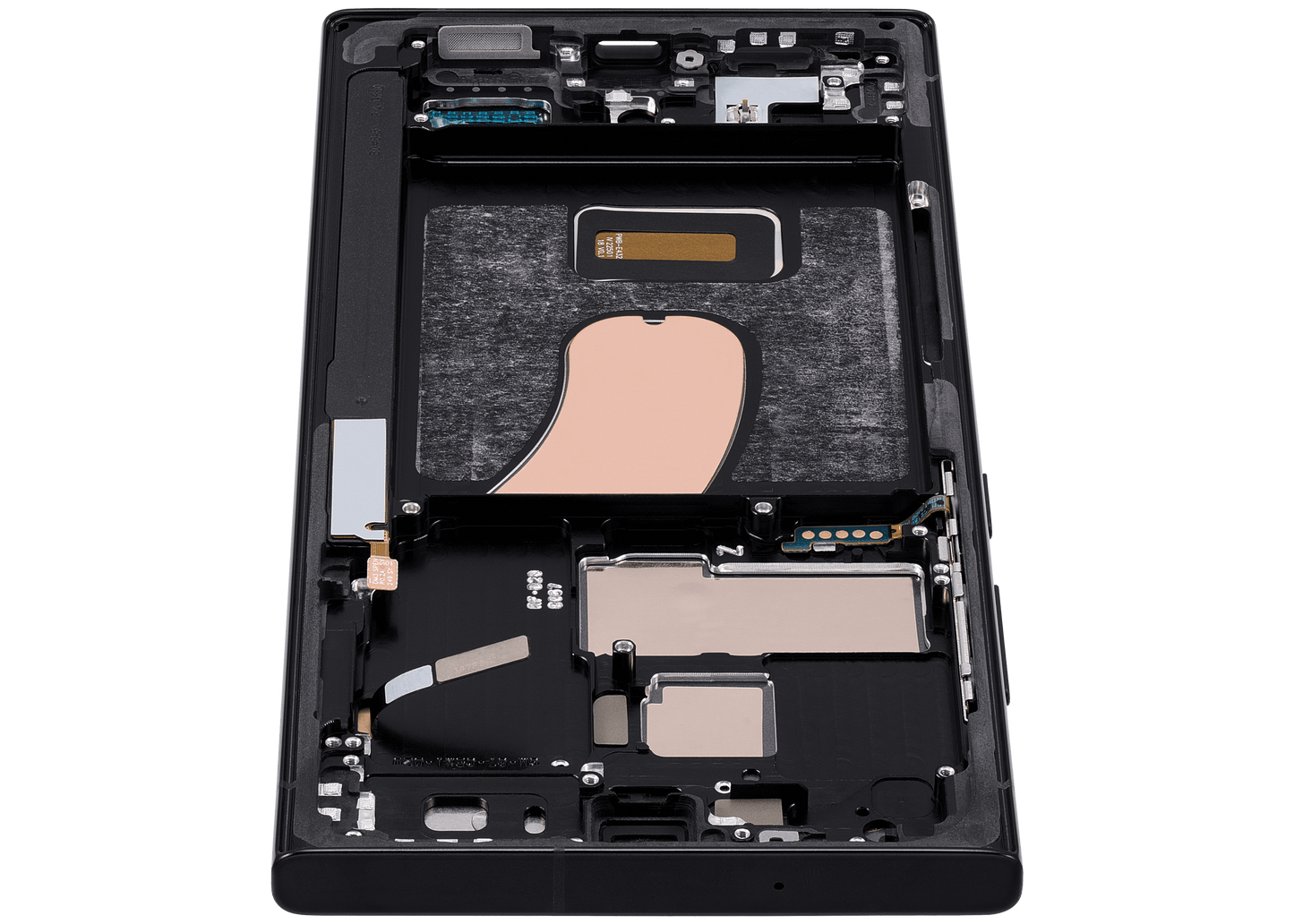 OLED Assembly With Frame For Samsung Galaxy S23 Ultra (US & International) (Refurbished) (Graphite / Red)