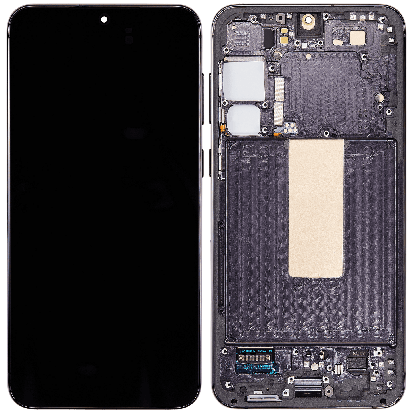OLED Assembly With Frame For Samsung Galaxy S23 Plus 5G (US & International) (Refurbished) (Phantom Black)