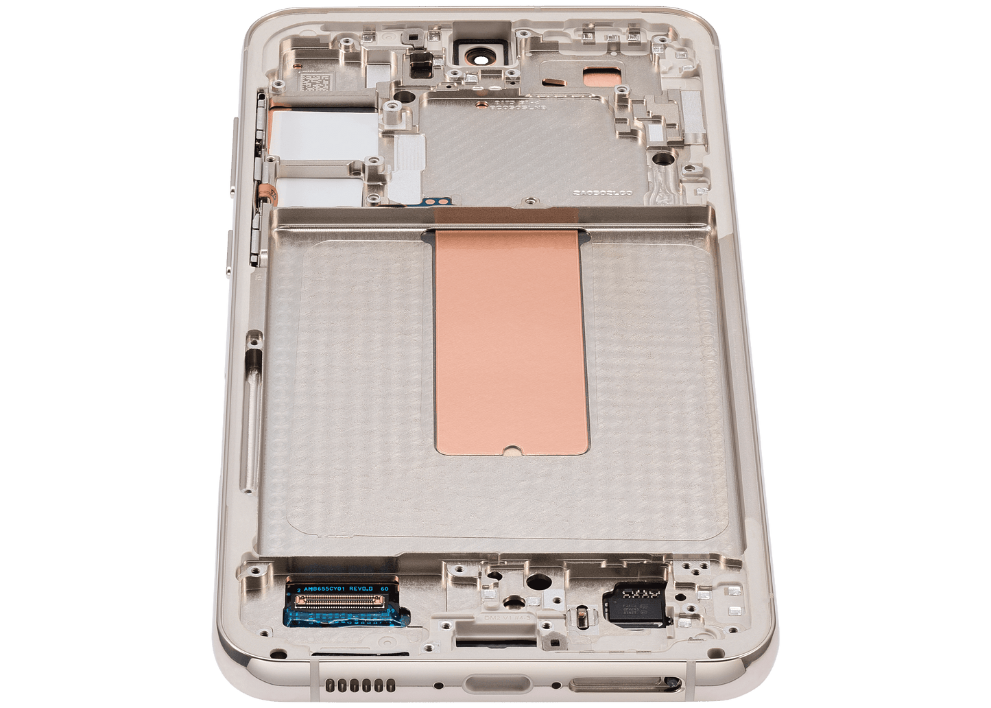 OLED Assembly With Frame For Samsung Galaxy S23 Plus 5G (US & International) (Refurbished) (Cream)