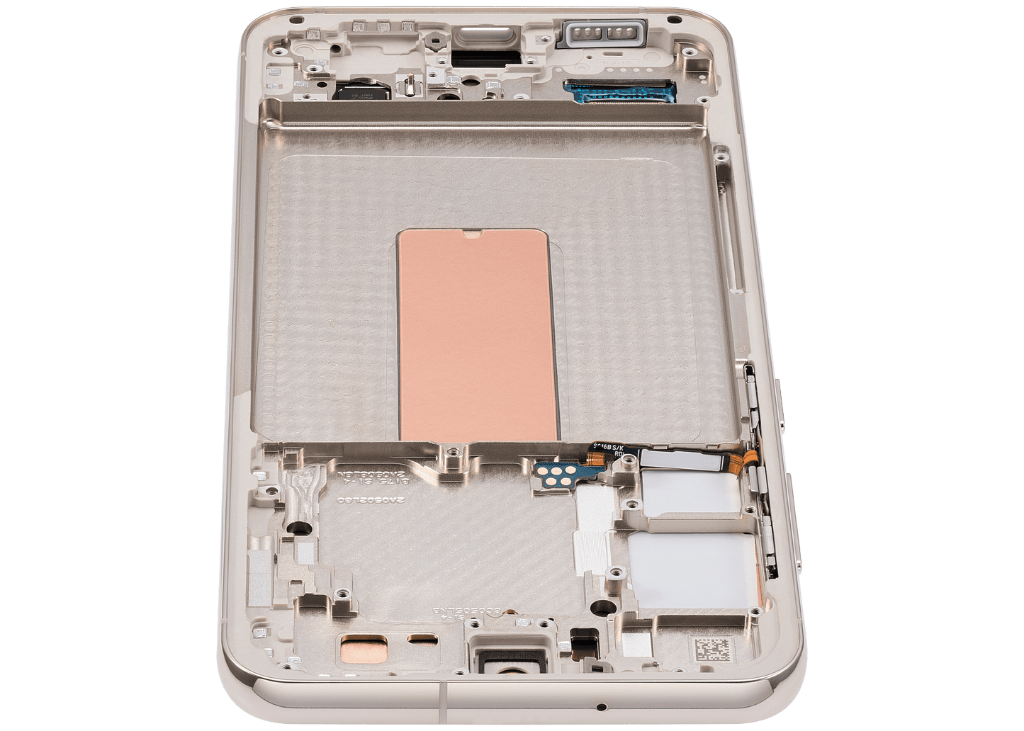 OLED Assembly With Frame For Samsung Galaxy S23 Plus 5G (US & International) (Refurbished) (Cream)