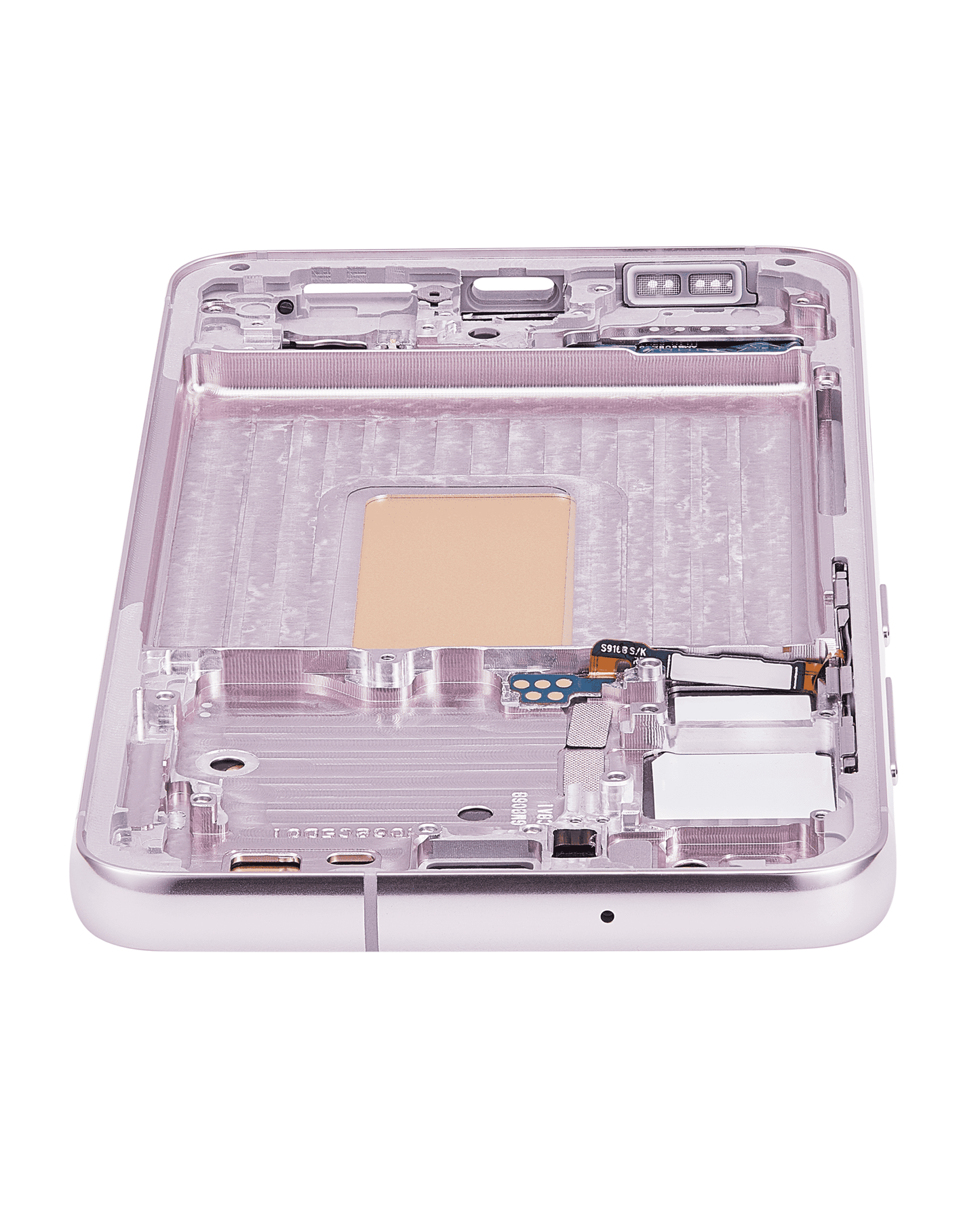 OLED Assembly With Frame For Samsung Galaxy S23 5G (US & International) (Refurbished) (Pink / Lavender)