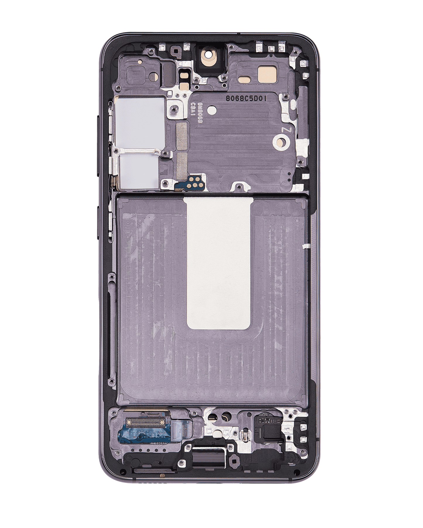OLED Assembly With Frame For Samsung Galaxy S23 5G (US & International) (Refurbished) (Phantom Black)