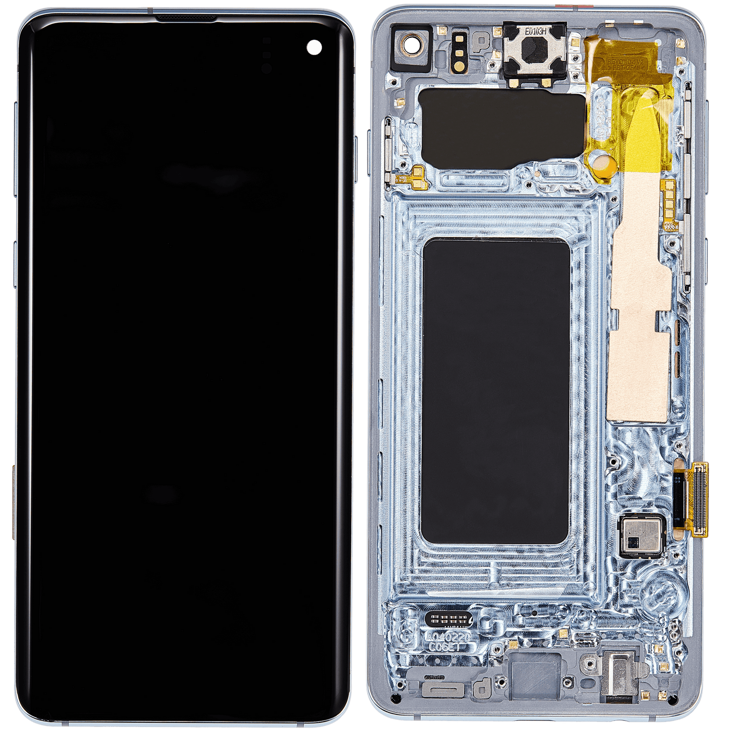 OLED Assembly With Frame For Samsung Galaxy S10 (Refurbished) (Prism Blue)