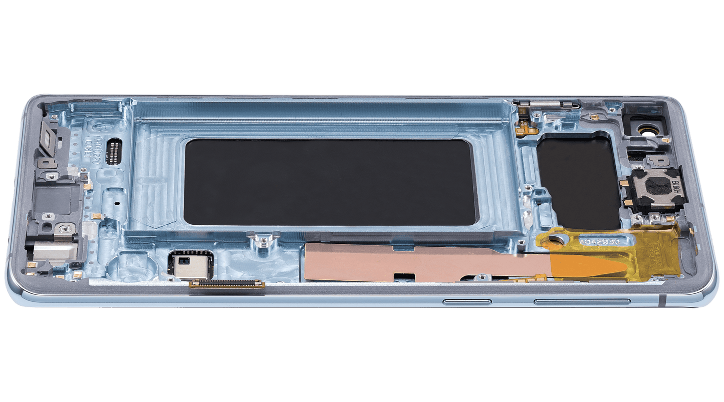 OLED Assembly With Frame For Samsung Galaxy S10 (Refurbished) (Prism Blue)
