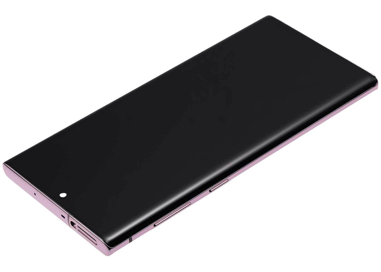OLED Assembly With Frame For Samsung Galaxy Note 10 (Refurbished) (Aura Glow / Silver)